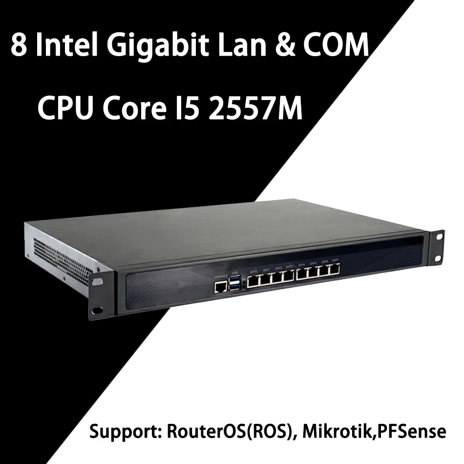 HUNSN межсетевой экран Mikrotik Pfsense VPN Intel B950 I3 2367M I5 2467M I7 3517U ARS14 | Компьютеры и офис