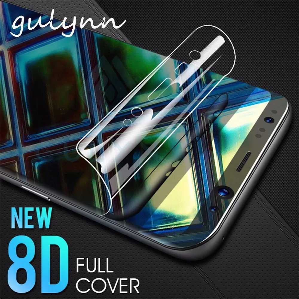 8D полное покрытие мягкая Гидрогелевая пленка для Samsung Galaxy Note 8 9 S8 S9 S20 Plus Защита