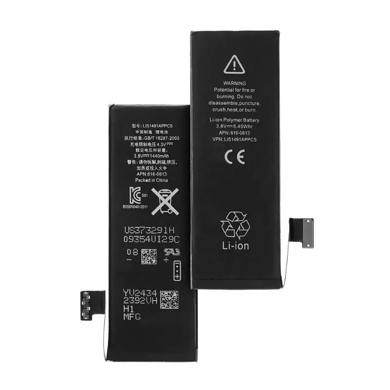 3 8 V 1440mAh Мобильный телефон литий ионный для iphone 5g замена аккумуляторной батареи