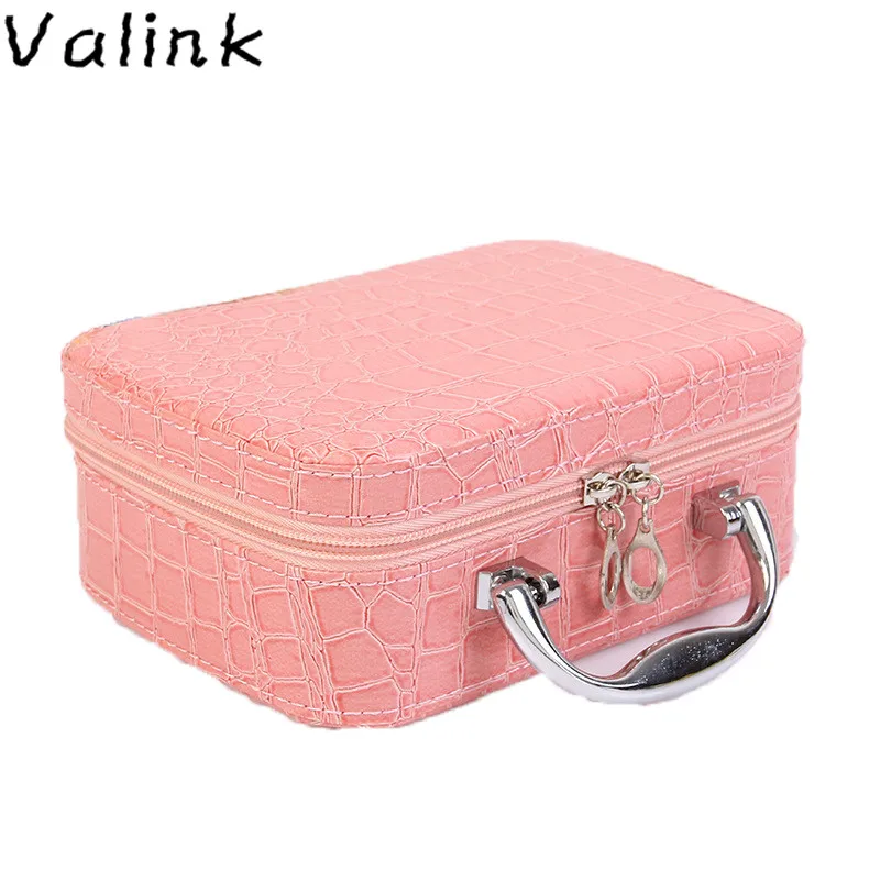 Women Beauticians Cosmetic Cases Travel Handbags Pu Leather Organizer Makeup Bag Make Up Case Trousse Maquillage Femme | Багаж и сумки