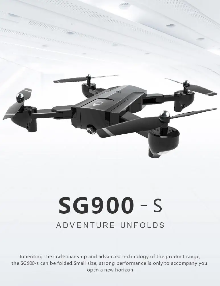 Складной Радиоуправляемый квадрокоптер с GPS Wi Fi FPV 1080P HD камера время полета 22