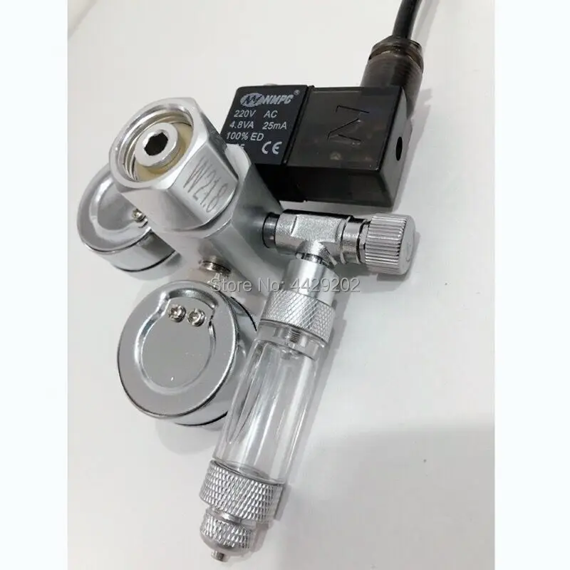Аквариумный регулятор CO2 W21.8 G5/8 220 В магнитный соленоидный обратный клапан