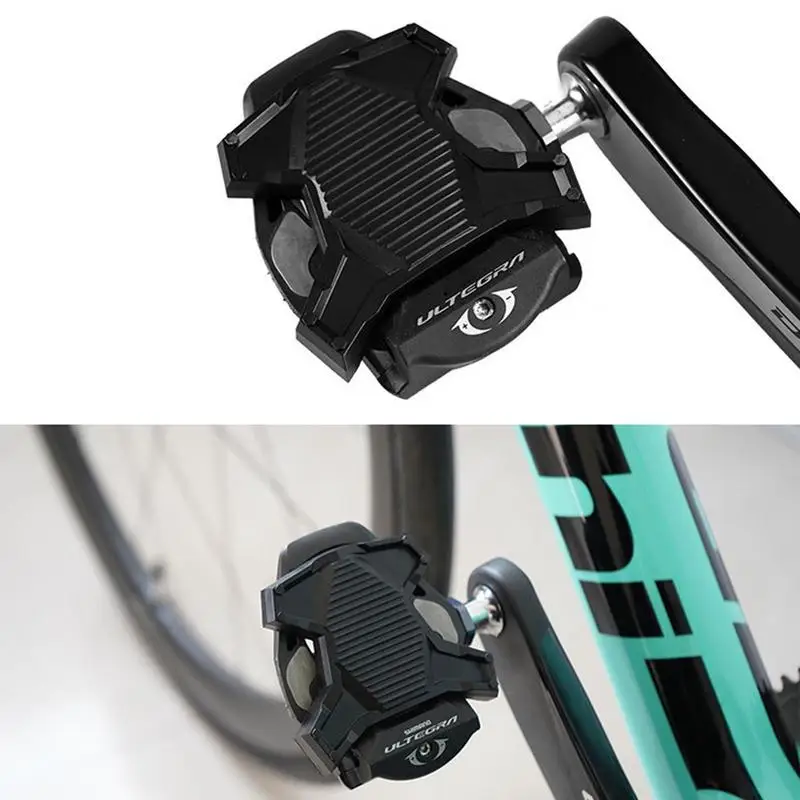 1 пара запираемых плоских педалей для системы Shimano SPD LOOK и KEO System|Педаль велосипеда|