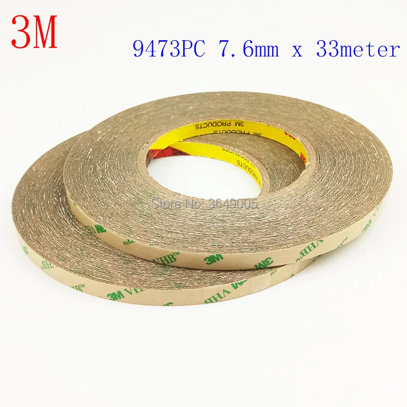 

2 шт. 7.6MMX36YD 3M F9473PC VHB лента для переноса с клеем 100MP Clear 10mil