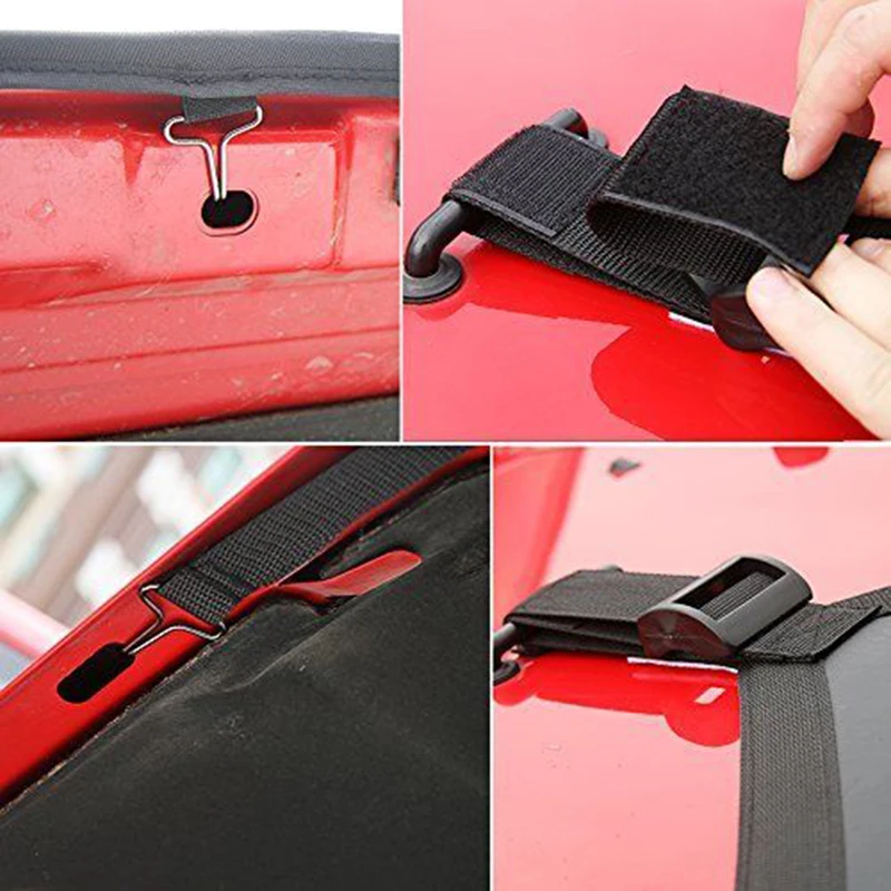 1 * Защитная крышка капота бюстгальтер передняя для 2007-2016 Jeep Wrangler JK черный |