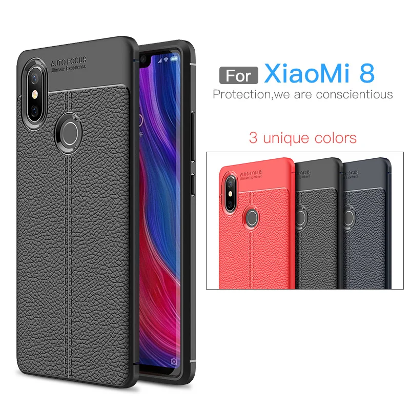 Противоударный мягкий ТПУ чехол для Xiaomi MI8 Lite 8SE 8 Note6 6A PRO Explorer Redmi S2 Note 5A кожаный