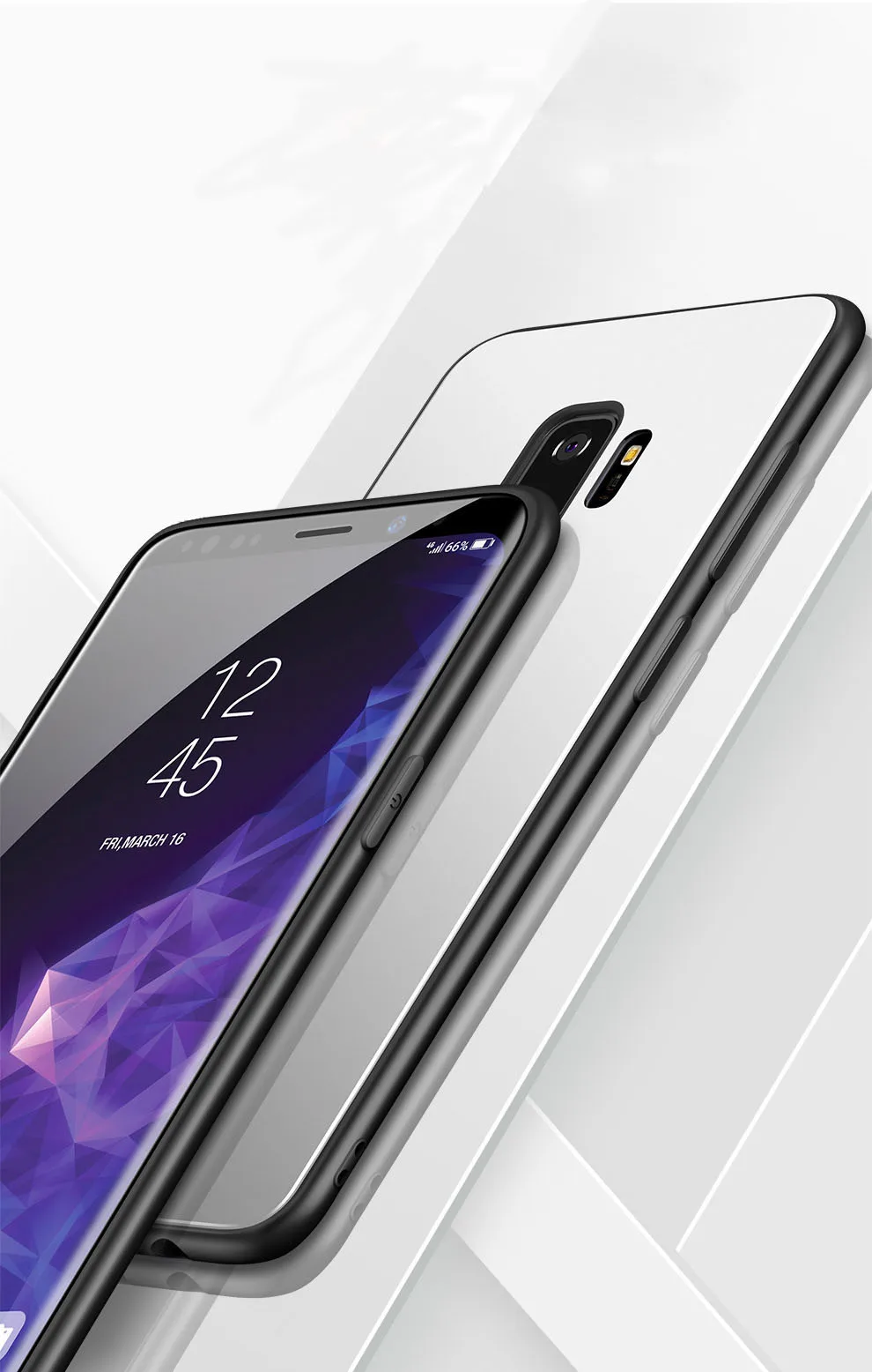 Чехол из закаленного стекла для Samsung Galaxy A6 A8 Plus S8 S9 2018 J3 2017 J2 J5 J7 Prime S7 Edge Note 8 9
