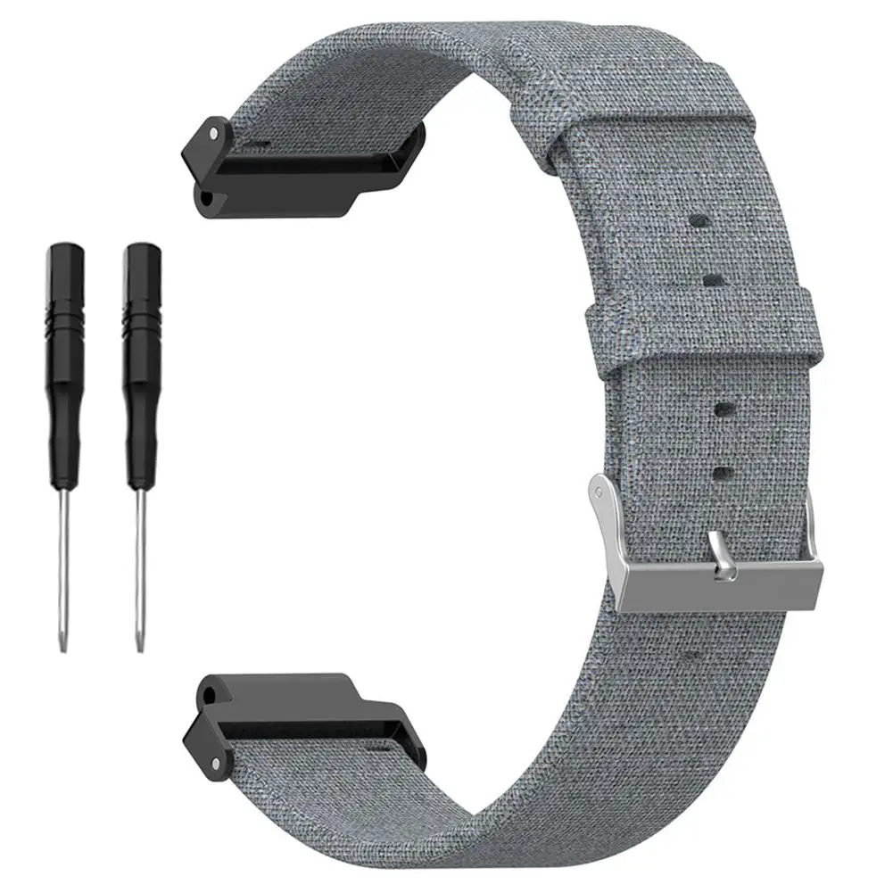 Премиум Холст замена ремешок наручный для Garmin Forerunner 230 235 220 620 630 735 Смарт часы