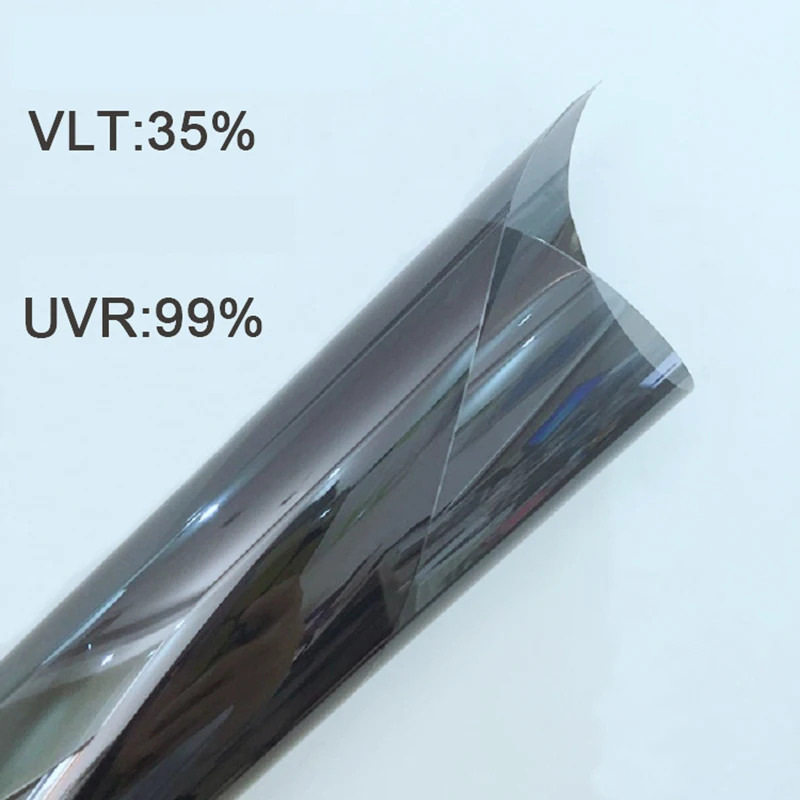 50 см х 152 горячая Распродажа 4mil стандарт ПЭТ Материал солнечный фильтр VLT35 % Nano ceramic