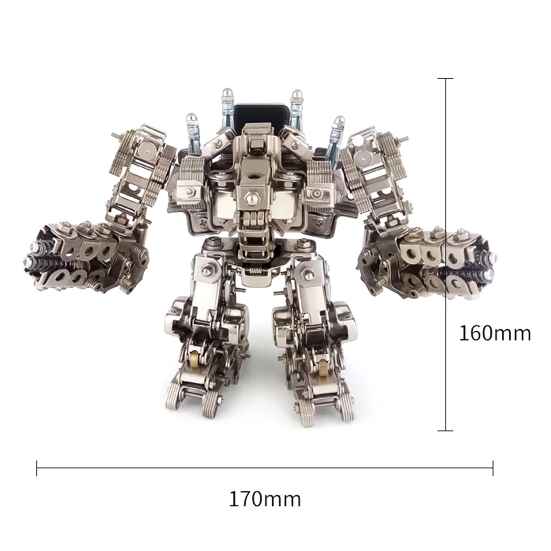 Большая модель металлической фигурки сделай сам 16 см в сборе фотоскоба