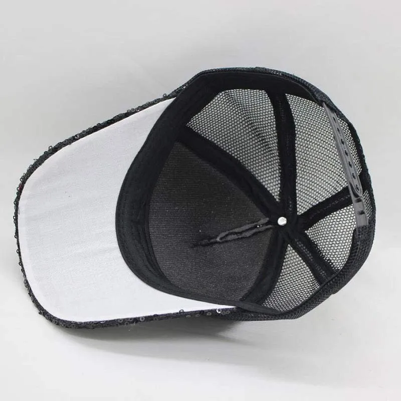 Блестящий козырек с блестками для детей от 2 до 8 лет бейсбольная кепка мультяшным