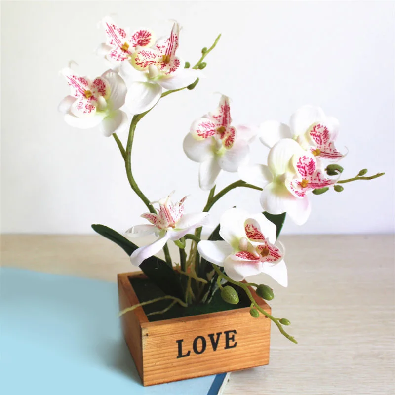 Орхидея орнамент искуственный бонсай искусственный цветок Горшечное растение