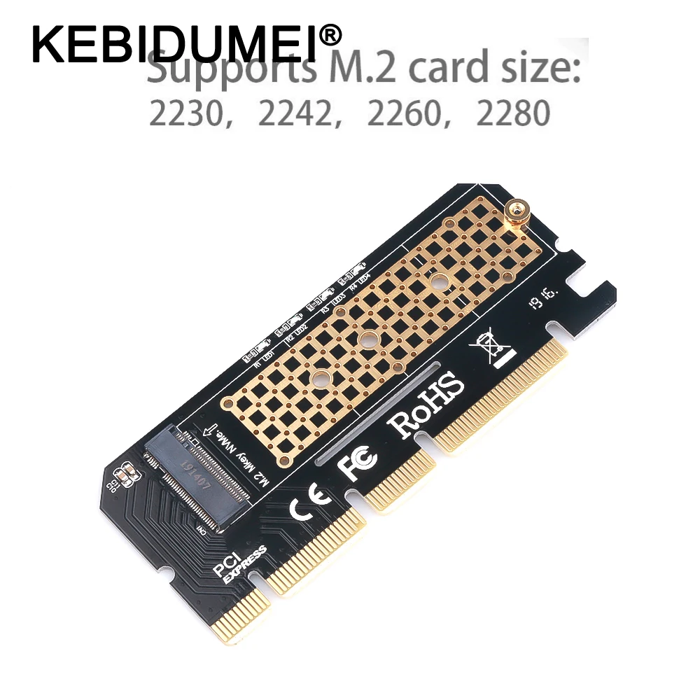 KEBIDUMEI портативная карта расширения для PCIE в M2/M.2 адаптер/PCI Express M.2 SSD адаптер NVME/M2