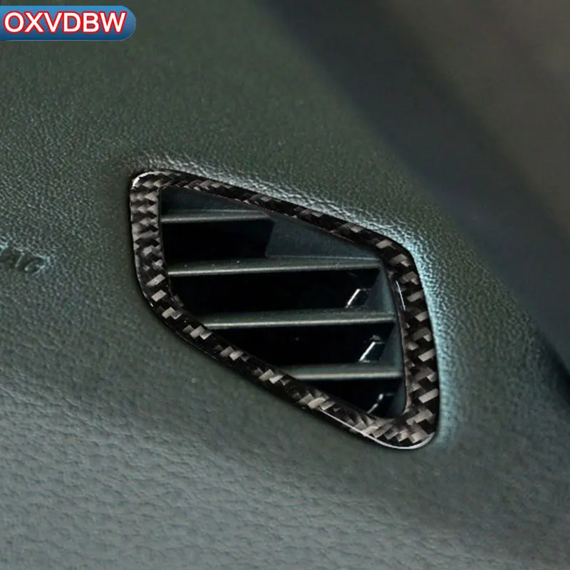 Углеродное волокно салона автомобиля левый и правый вентиляционные отверстия