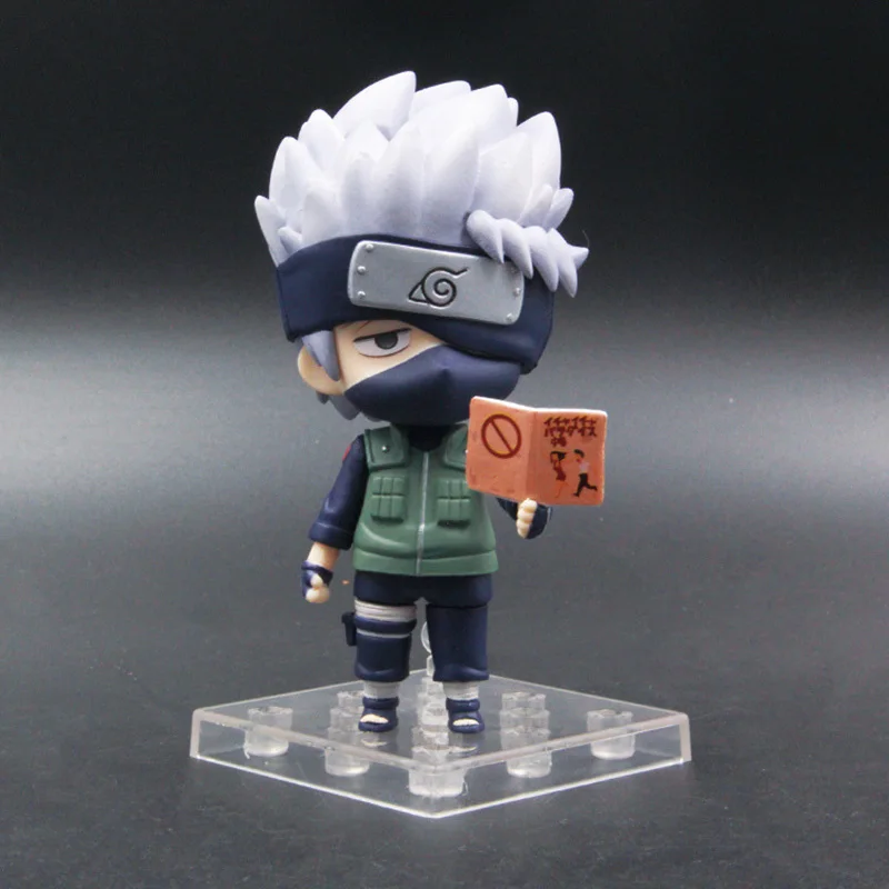 Kakashi Hatake Shippuden Мини фигурку 1/10 Лестницы Окрашенные рис Nendoroid 724 # Какаши ПВХ Рисунок
