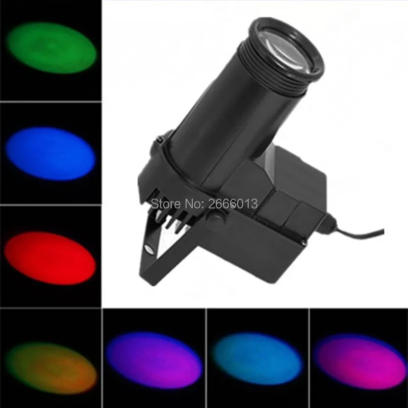 

Wireless Remote Control 10W RGB LED Spotlight Beam Effect Stage Lighting Pinspot DJ Disco Party KTV Backlight Stage Spot Light
