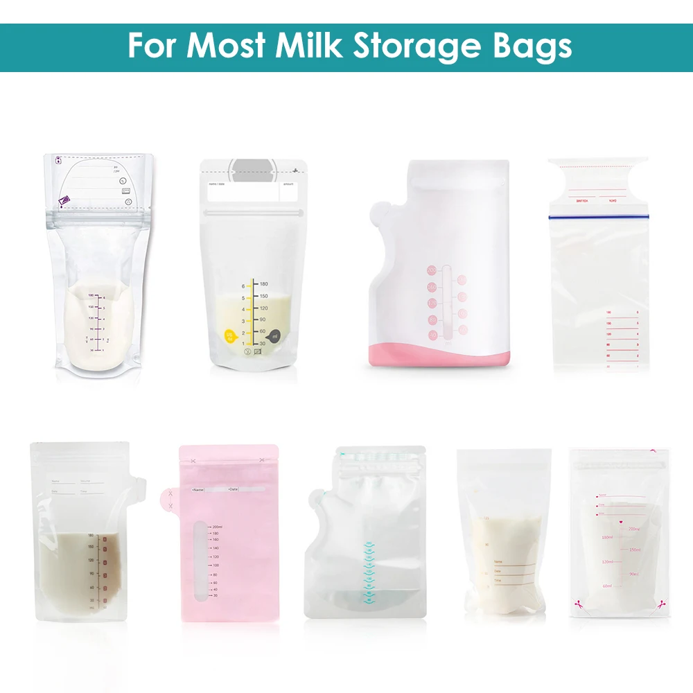 2 шт. HT9025NX сумка для хранения молока адаптеры разъем грудного насоса зажим BPA free