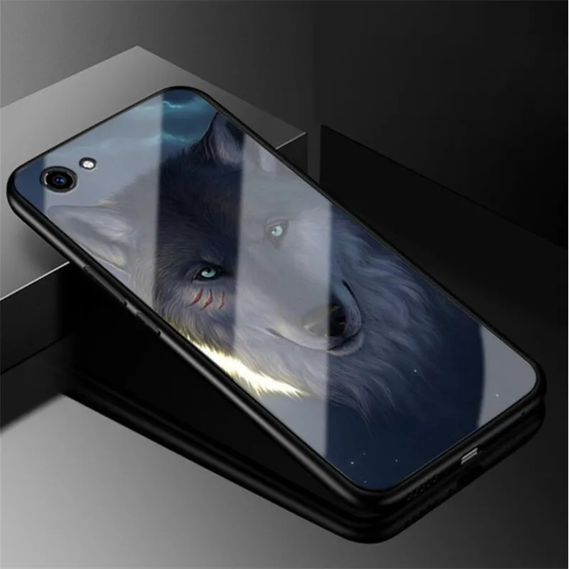 Чехол для Vivo Y91C V17 S1 Y17 роскошный стеклянный ЧЕХОЛ ДЛЯ Y81 чехол Y 81 1808 Y12 Y15