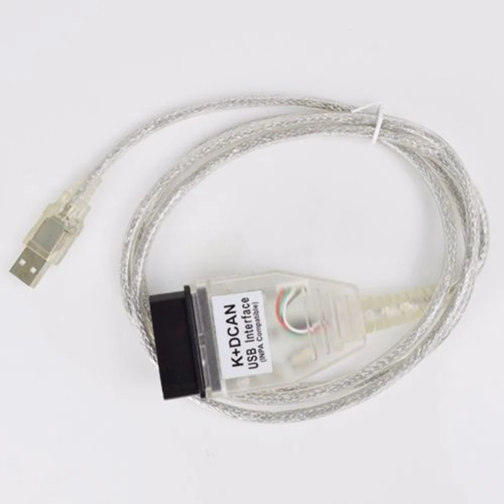 Автомобильный диагностический инструмент K + D CAN OBD2 USB интерфейсный кабель для INPA