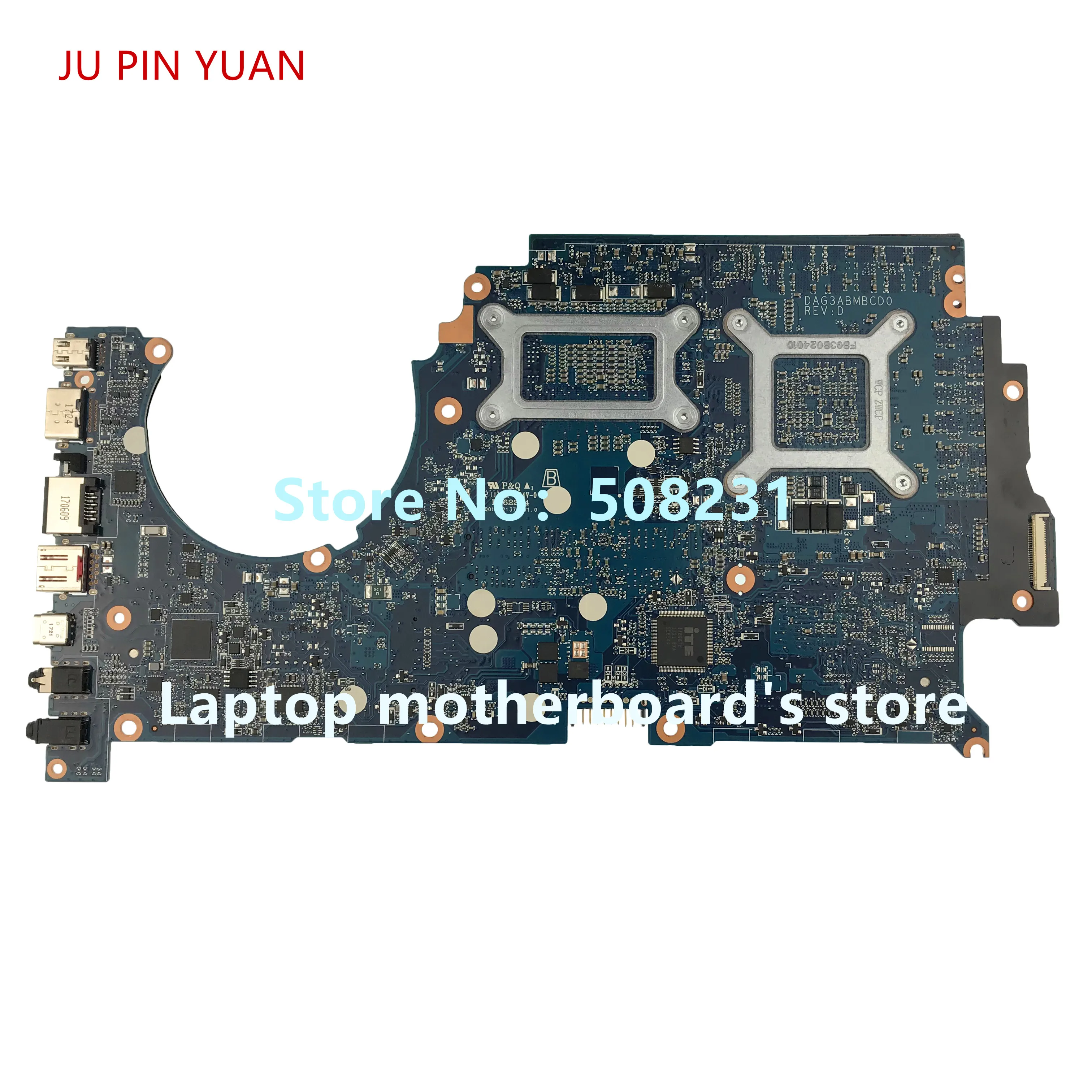 JU PIN YUAN 929486-601 DAG3ABMBCD0 материнская плата для OMEN от ноутбука HP 15-CE 15T-CE ноутбук GTX1060 6 ГБ