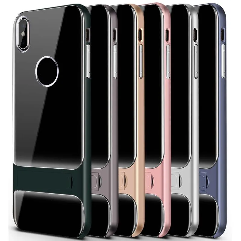 Противоскользящий Жесткий ПК + ТПУ Fundas Capa корпус для iPhone X XS MAX XR ультра тонкие