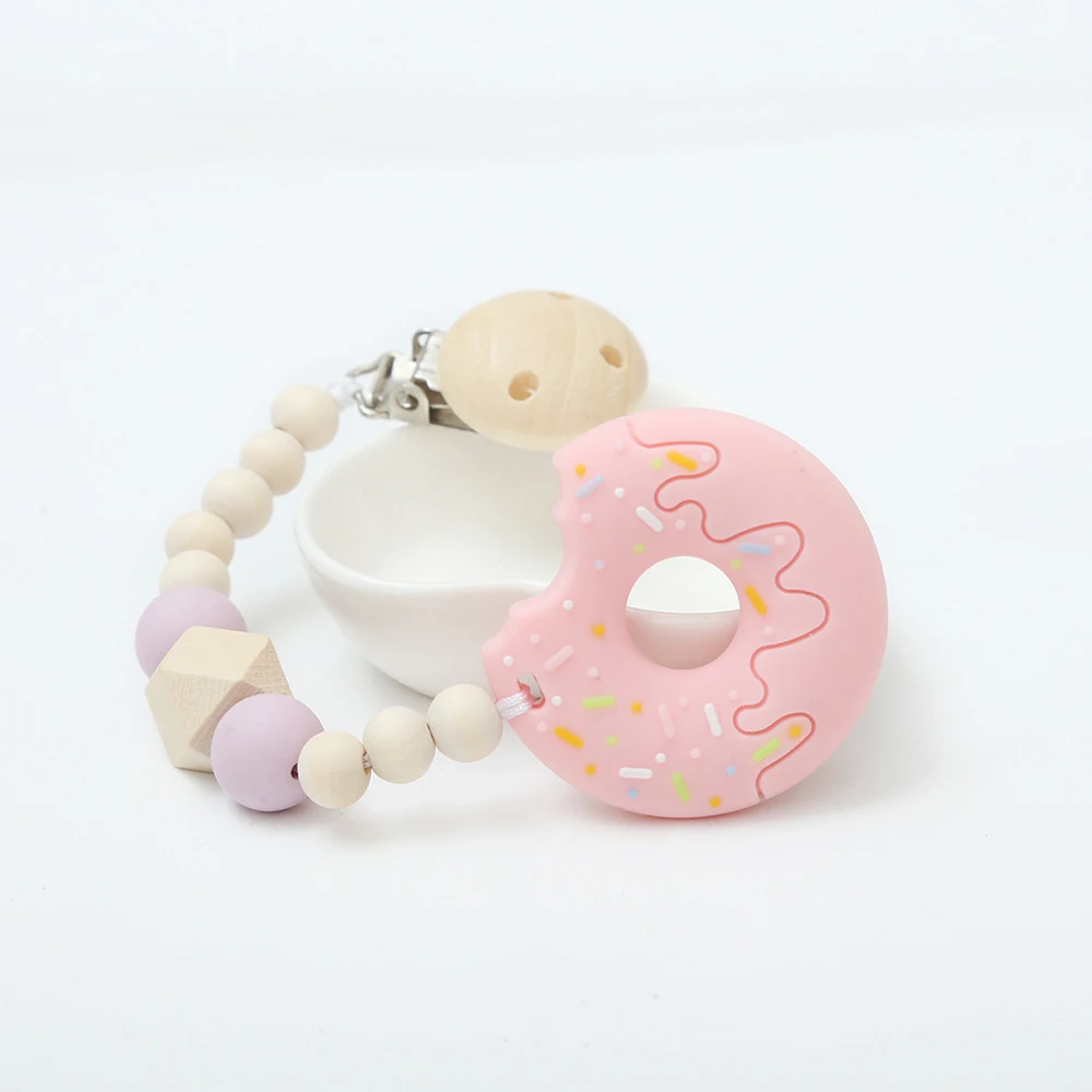 Nordic стиль силиконовые бусины кисточкой прищепка для соски Комплект Baby Shower Safe