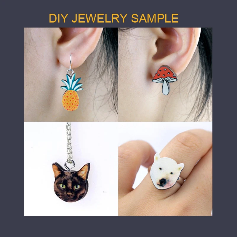 Искусственные бусины лазерная резка деревянная еда торт фрукты персик искусство