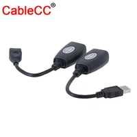 cablecc usb extension cable usb signal amplifier keyboard mouse cable rj45 extender 50 meters