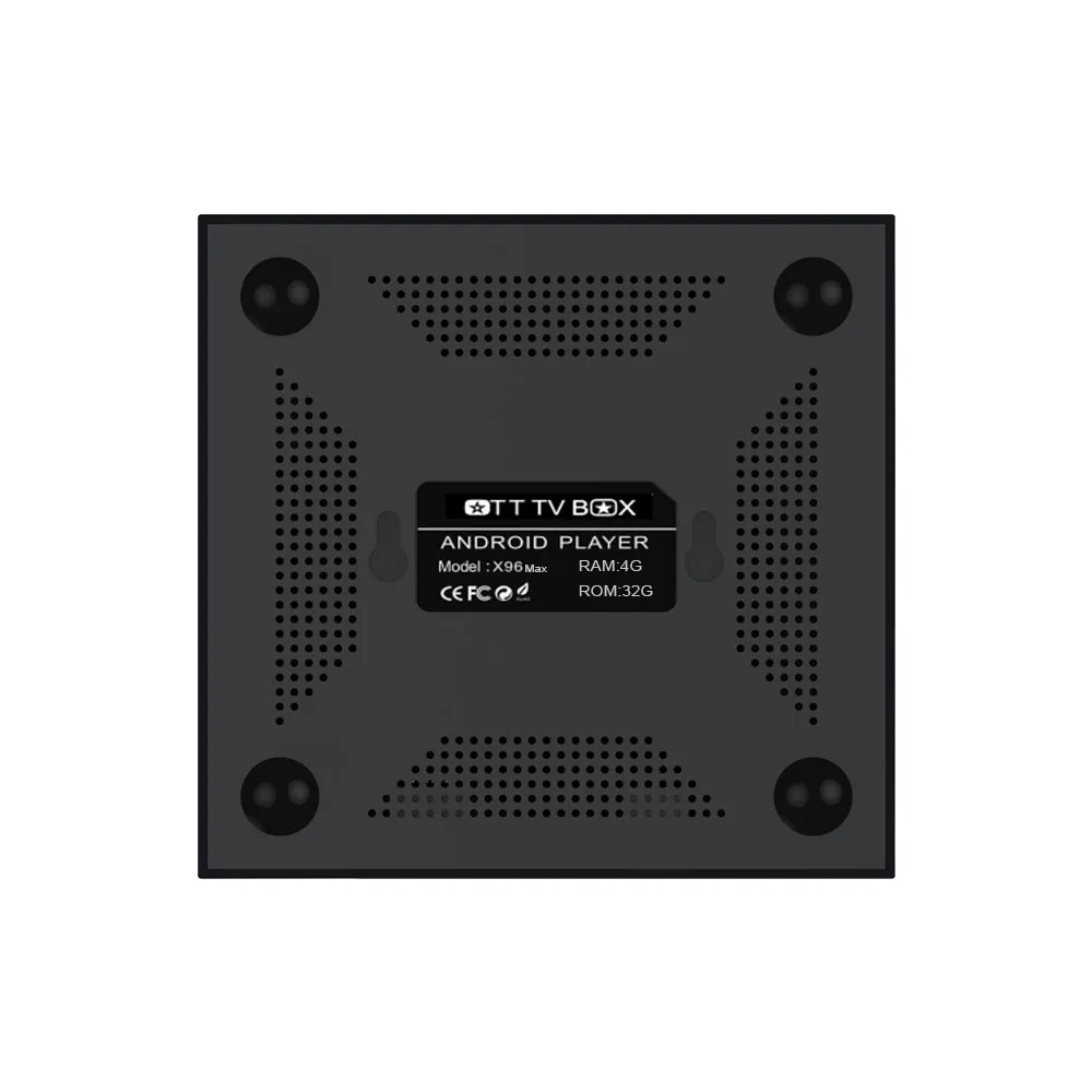 ТВ-приставка Android 8 1 Amlogic S905X2 X96MAX 4 Гб 64 четырехъядерный процессор 2 4G &amp 5 ГГц Wifi 1000 м