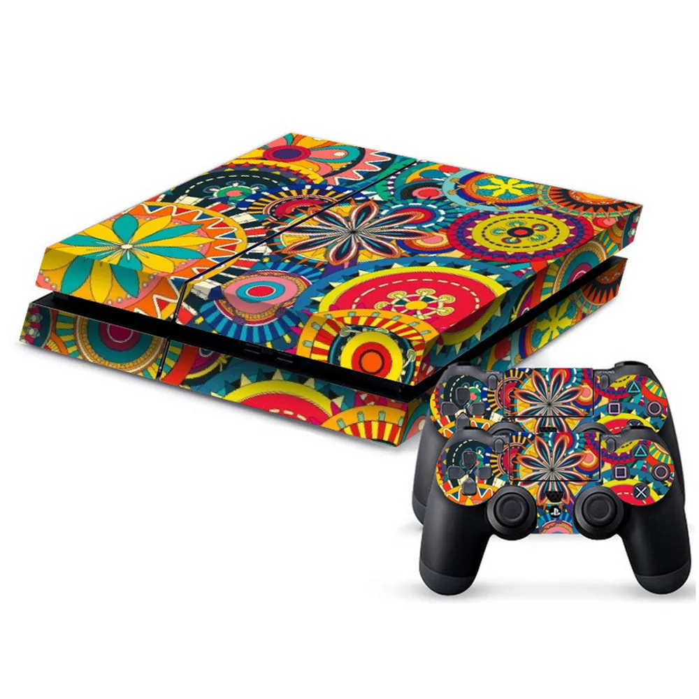 POWKIDDY стильная наклейка для всего тела на кожу чехол PS4 Playstation консоль и 2