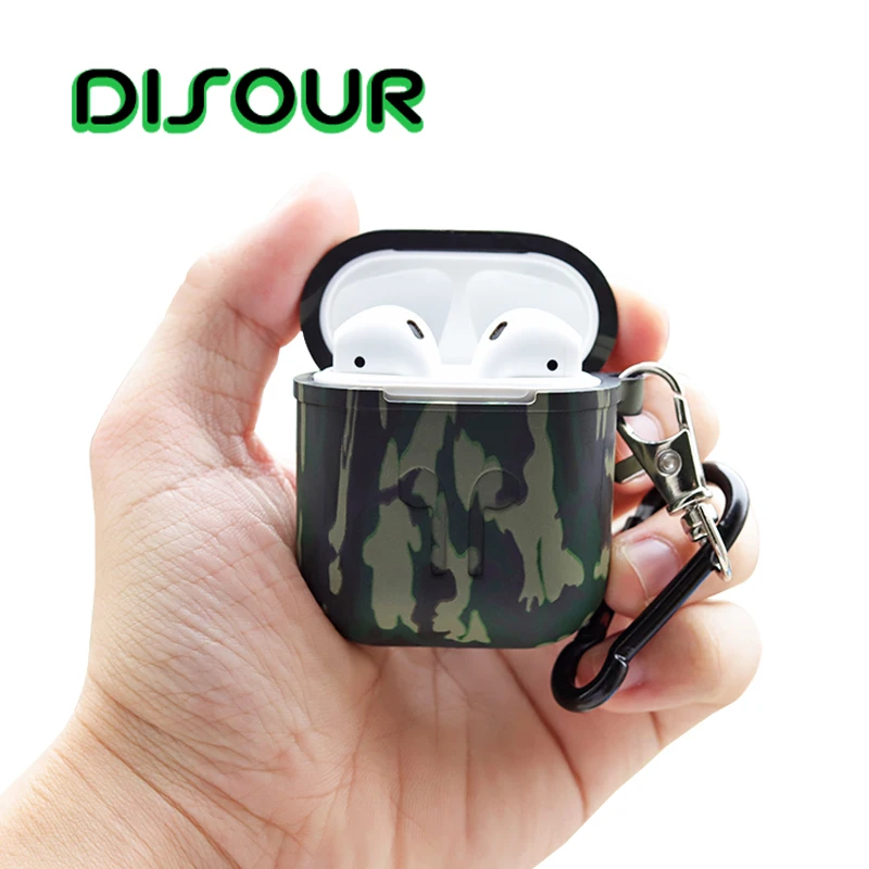 Чехол DISOUR для Airpods силиконовый защитный чехол противоударный наушников
