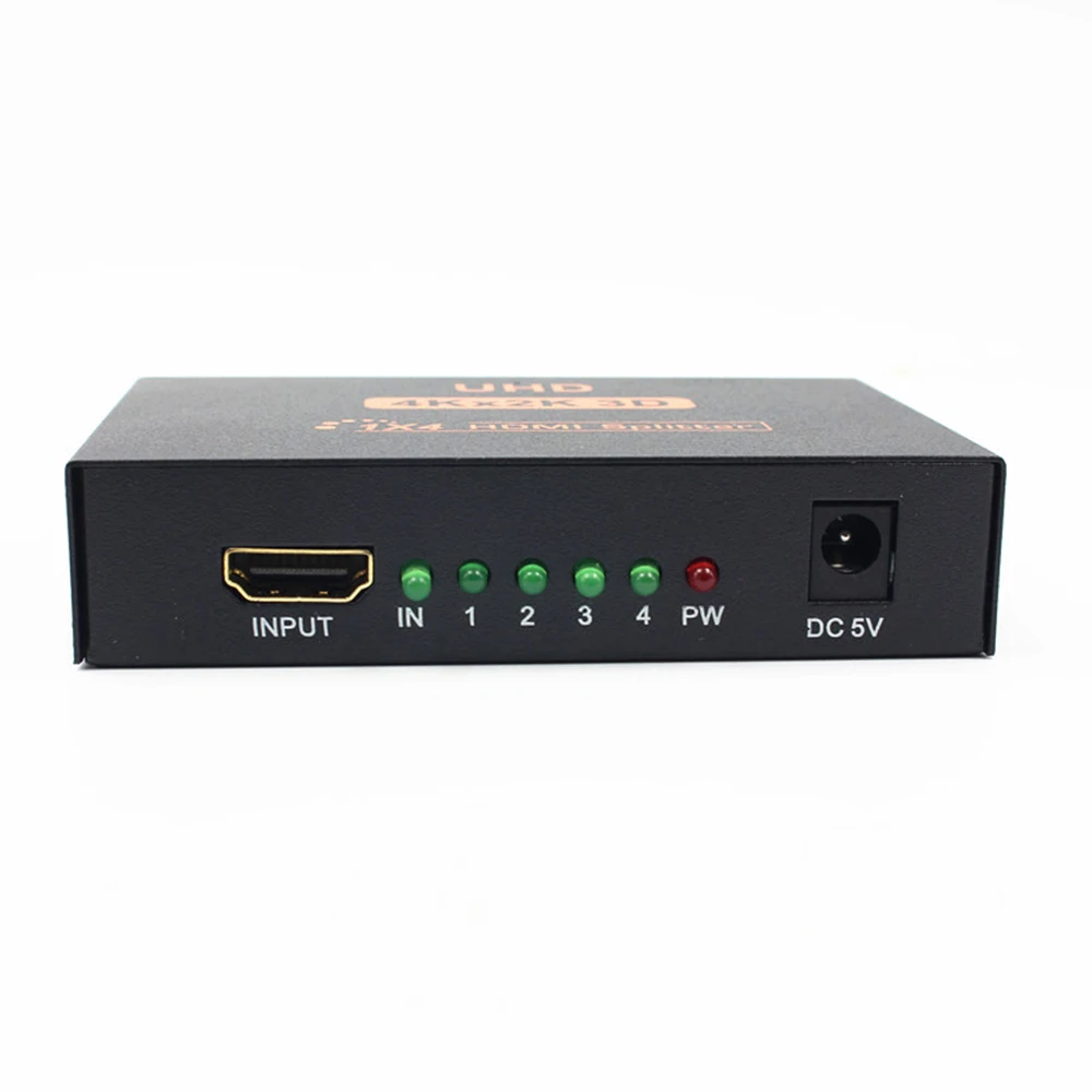 Разветвитель HDMI с портом 1X4 1080p 4K X 2K 1 вход 4 выхода|Кабели HDMI| |