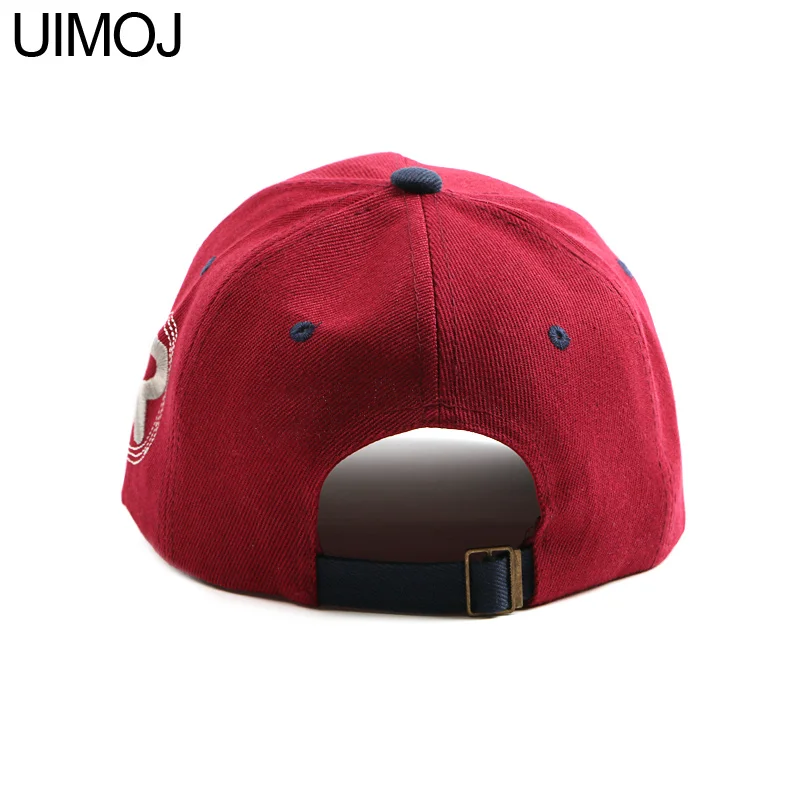 Кепка UIMOJ с вышитыми буквами R повседневная весенняя шапка цветными блоками