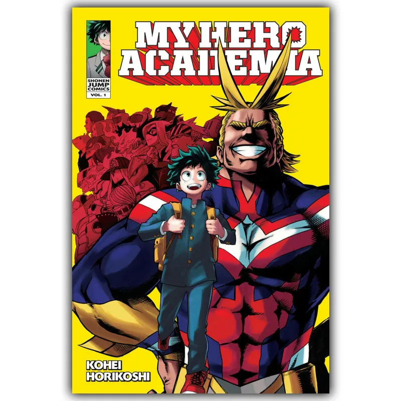 Boku no Hero academic Шелковый плакат с принтом для мальчиков и девочек декорированные