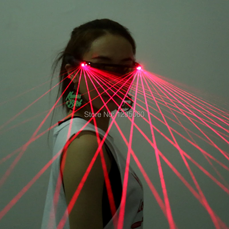 Бесплатная доставка светодиодные зеленые очки лазерные мужские для шоу ночных