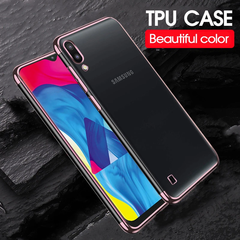 Прозрачные чехлы для Samsung Galaxy S10 5G S10Plus S10E A70 A50 A40S A30 A20 A10 A750 Coque M30 M20 M10 Мягкий ТПУ