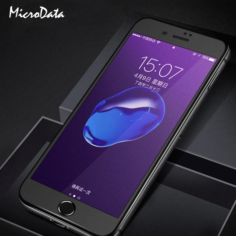 3D мягкий край углеродного волокна Полный экран протектор для iPhone 8 7 6 6S Plus анти