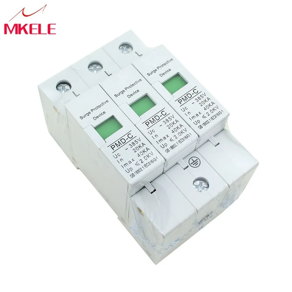 20ka ~ 40ka 385vac Spd 3p дом Защита от перенапряжения защитное Низковольтное устройство