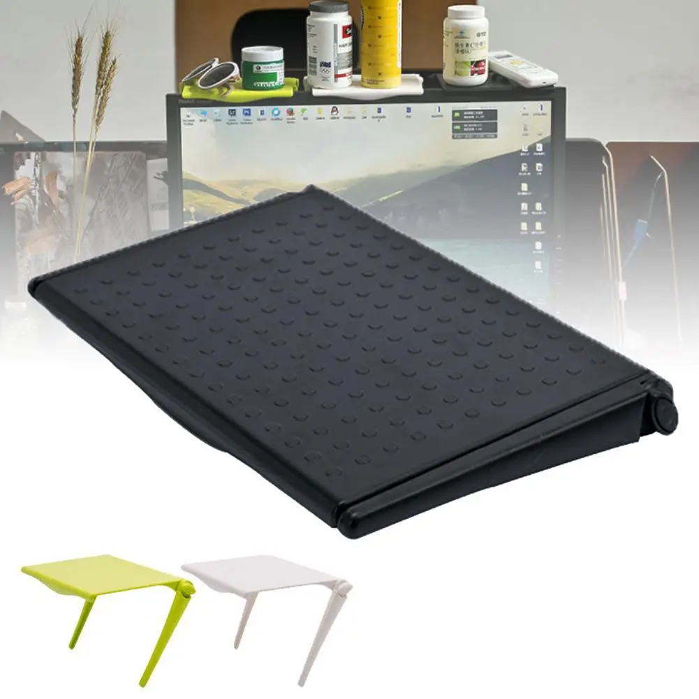 Регулируемая полка для экрана Офисная стойка хранения зажим компьютерного стола