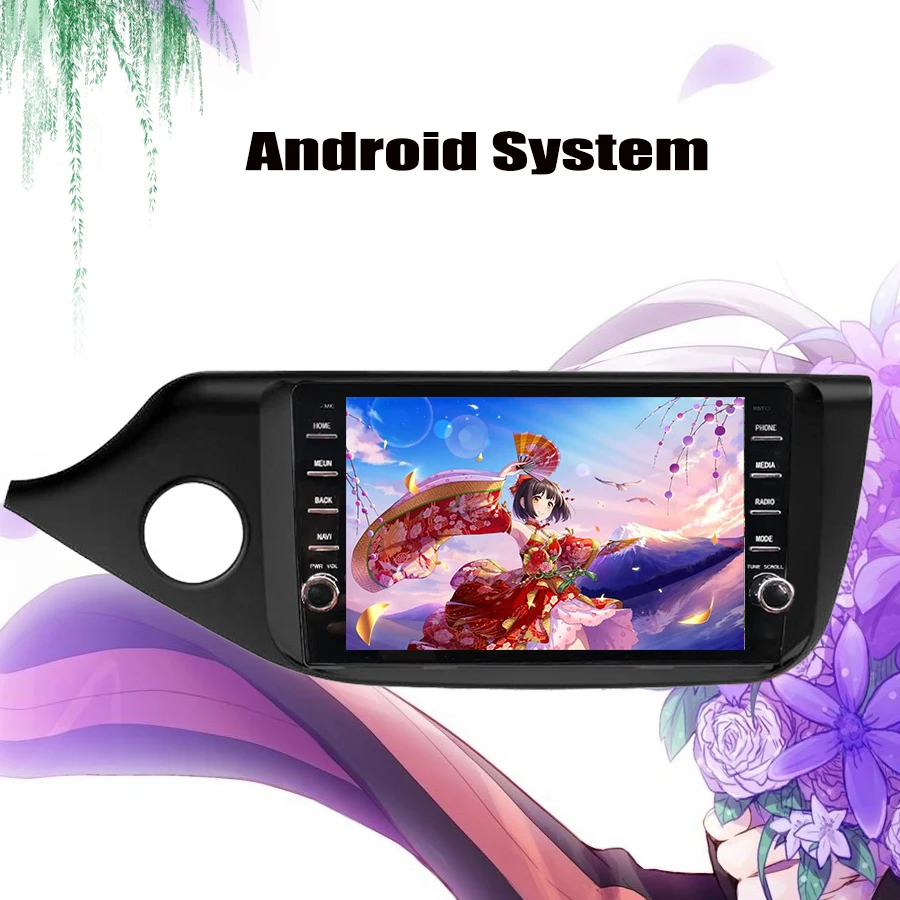 Автомобильный мультимедийный плеер Android 10 0 2din 8 &quot Wi-Fi BT GPS навигация для 2012 2013 2014
