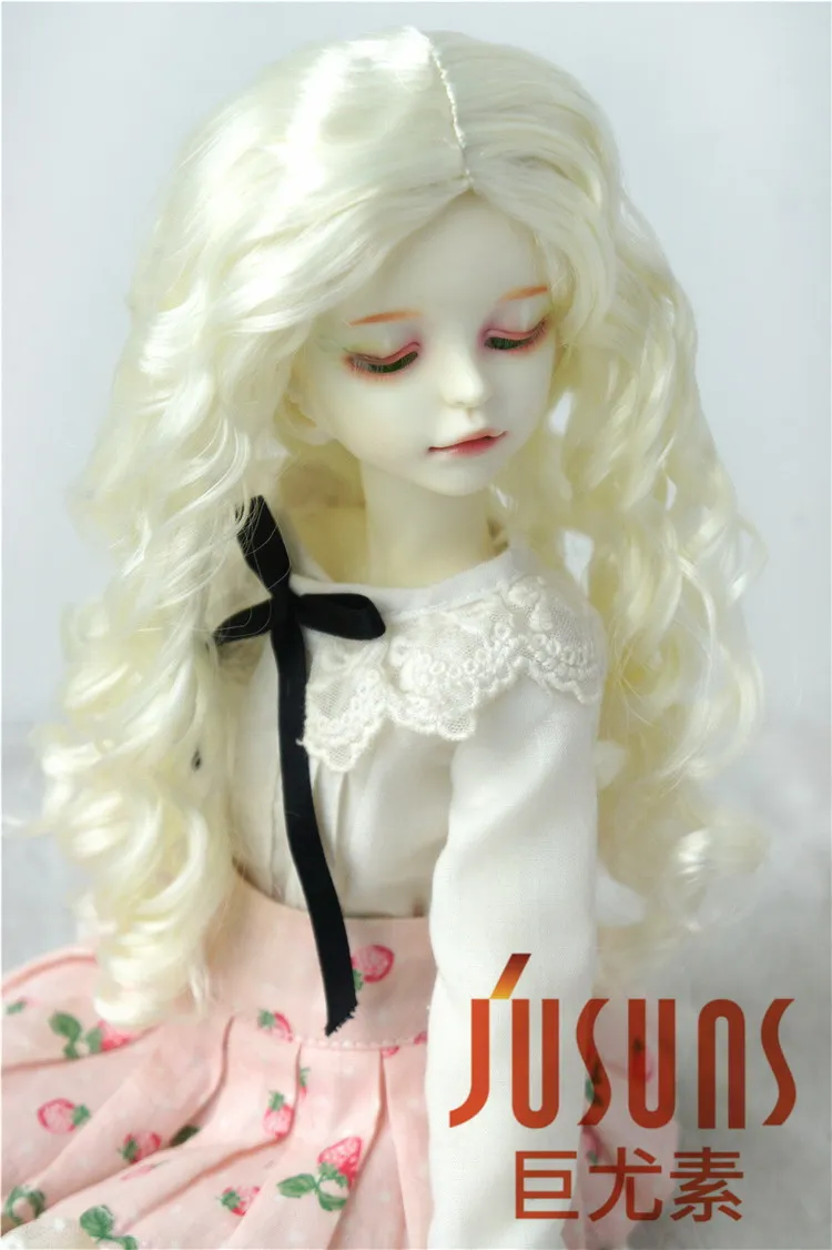JD285 1/8 16 1/4 Мода длинная волна Нобелевская принцесса BJD парик Размер 5 6 дюймов 7 и 8
