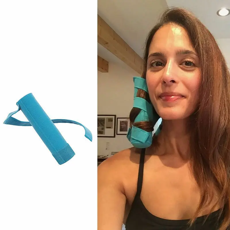 12 шт/лот 2018 Бестселлер хлопок бигуди спящий стайлер синие волосы ролик волшебный