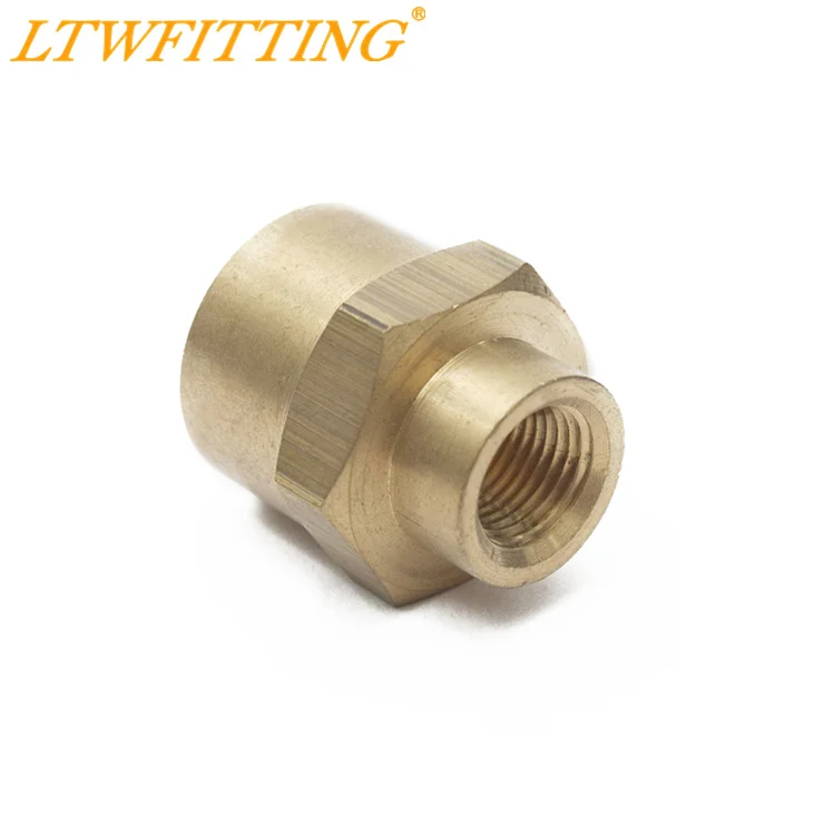

Латунный фитинг для труб 3/8x1/8 дюйма, редукционная муфта NPT