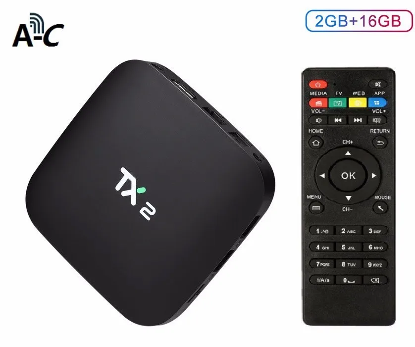 Tx2 R2 R1 Android 6 0 Smart Tv Box 4 ядра RK3229 2 ГГц Wi Fi k 3D hd фильм H.265 Dlna обмена потоковыми