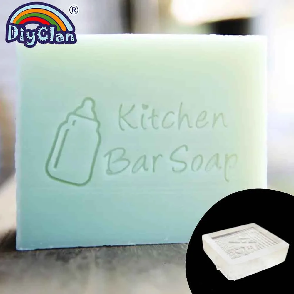 Симпатичный свежий кухонный штамп для изготовления мыла прозрачный Diy
