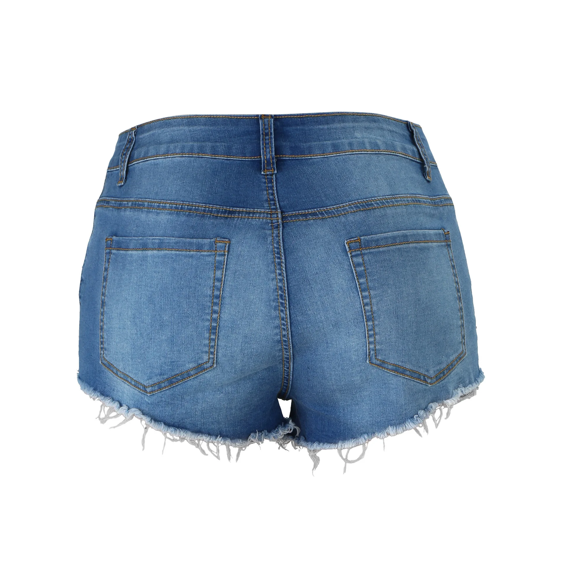 

Dilusoo 2020 Summer Skinny Jeans Shorts Women Holes Cowboy Casual Denim Shorts Tassel Pants Jeans Europe Woman Jeans Trousers