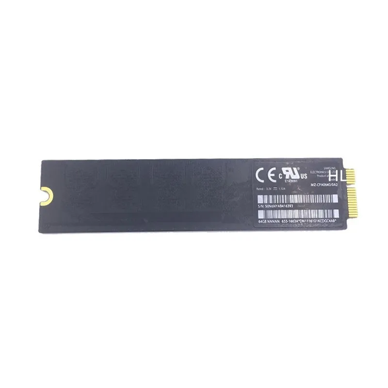 Оригинальный ноутбук SSD для Apple Macbook Air 11 &quot13&quot A1370 A1369 твердотельный накопитель 64