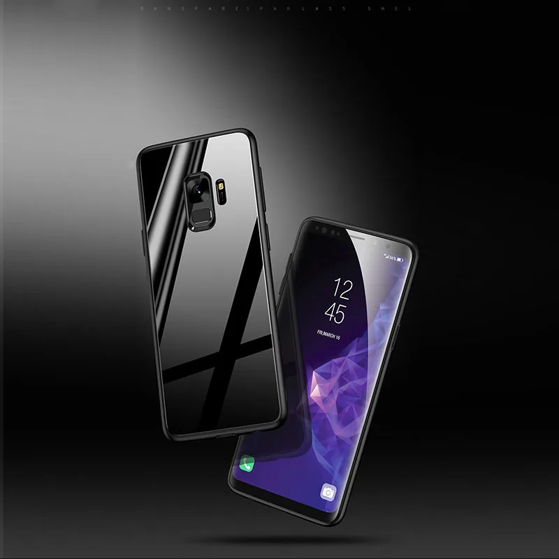 Чехол из закаленного стекла для Samsung Galaxy A6 A8 Plus 2018 S8 S9 J3 2017 J2 J5 J7 Prime S7 Edge Note 8 9