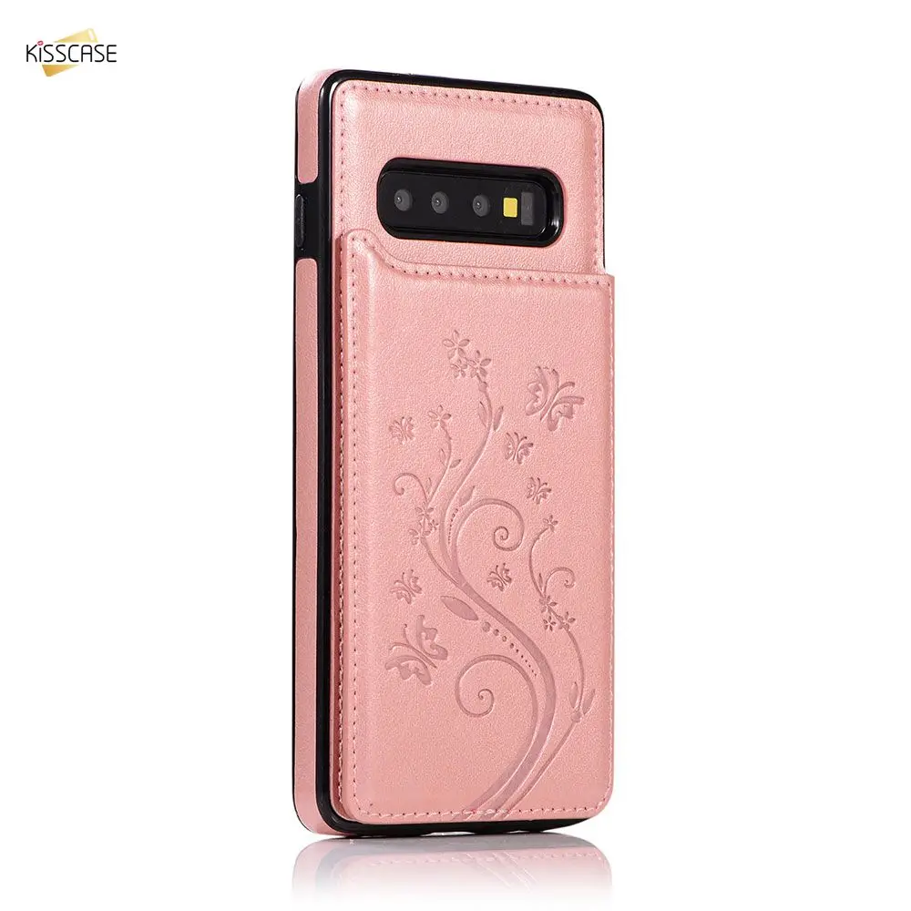 Кожаный чехол-кошелек KISSCASE для Samsung Galaxy S10 S8 S9 Plus S7 Edge чехол-подставка карт Note 8 9 Fundas