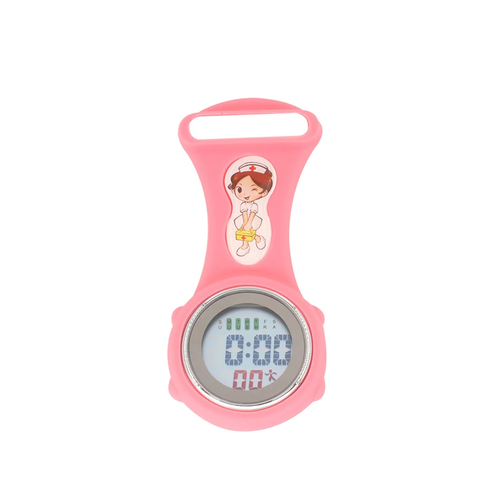 

Luminous Mini Digital Silicone Calendar Nurse Watch Doctor Pocket Medical Clock Wholesale